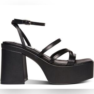 Platform sandal by Madden, it's copy is CK's last pic!Scratches on leather!​